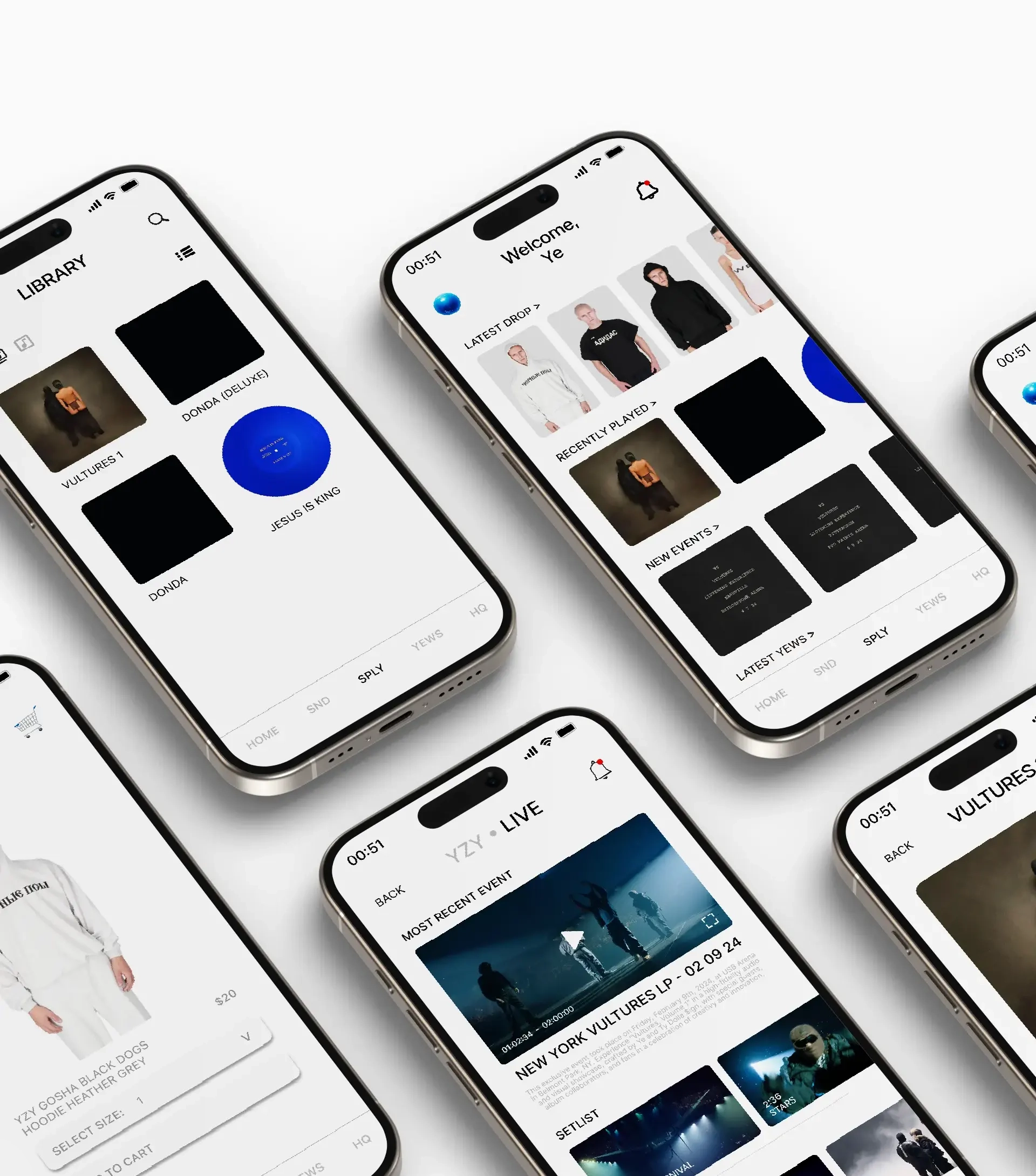 Ye (Kanye West) Yeezy App preview